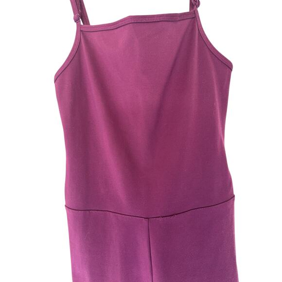 Girlfriend Collective Jumpsuit Purple Double Strap Stretch Workout Unitard Small - Picture 3 of 10